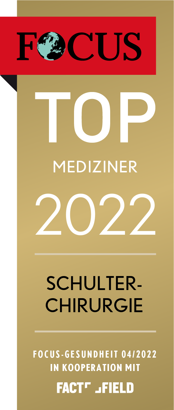 Klinik für Orthopaedie und Unfallchirurgie am Malteser Waldkrankenhaus in Erlangen Focus-Siegel Schulterchirurgie 2022